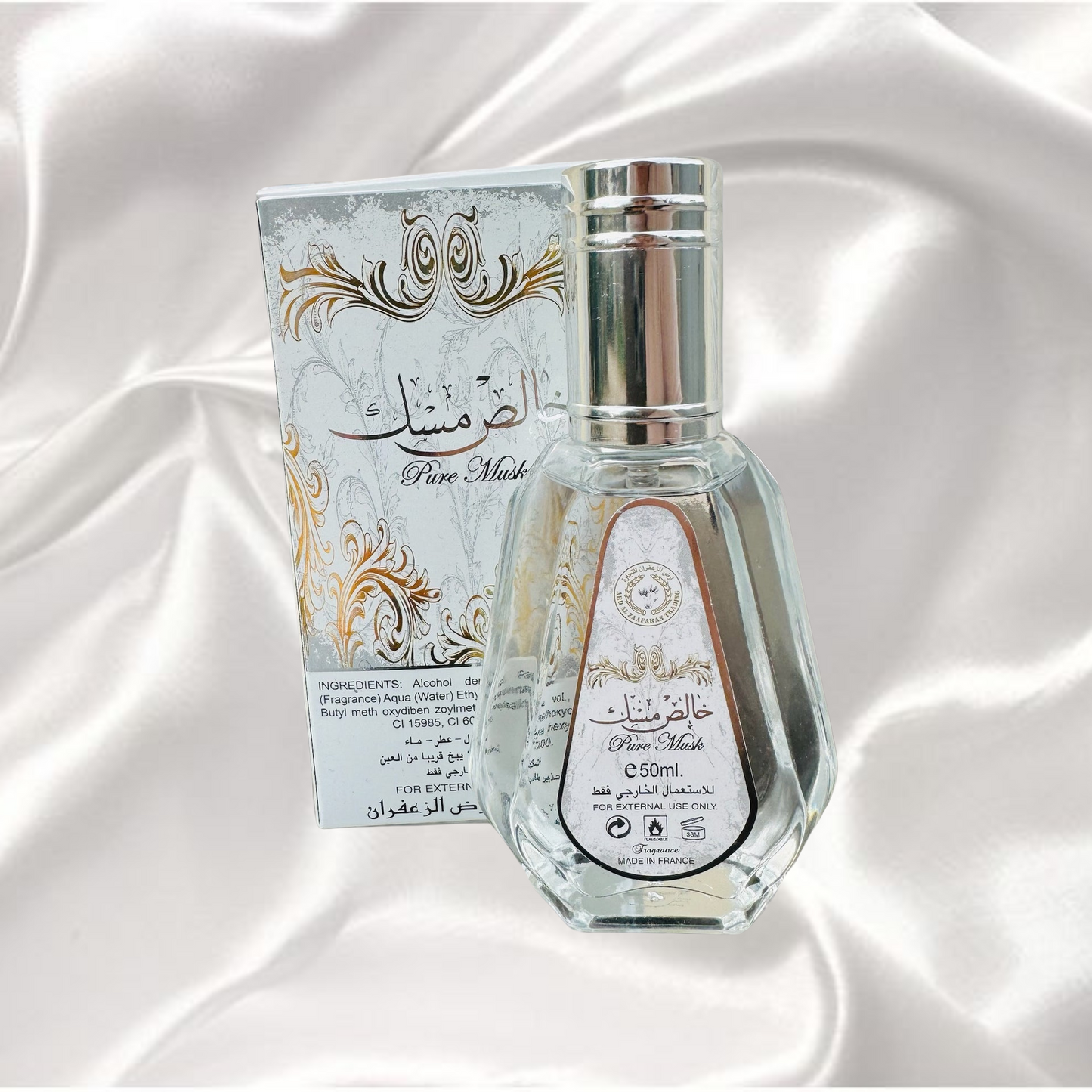 Eau de Parfum Pure Musk 50 ML - Ard Al Zaafaran - Mixte - L&J Elixir
